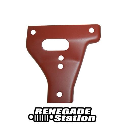 Jeep Willys MB CJ2A Ford GPW Halter Halteplatte Stoßstange vorne rechts oben 42-48