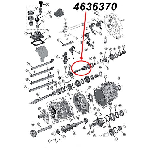 Jeep Cherokee XJ Eingangswelle Welle Eingang AX15 Schaltgetriebe 92-97