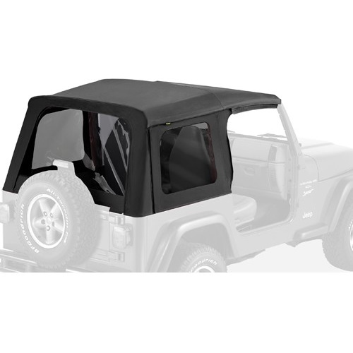 Jeep Wrangler TJ Ersatzplane für Supertop Black Denim getönte Scheiben Bestop 96-06