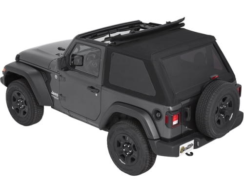 Jeep Wrangler JL 2türer Trektop NX Verdeck Softtop Bestop Twill Textil 3-lagig Bestop 18-