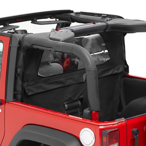 Jeep Wrangler JK 2türer Windjammer Windschott Black Diamond Bestop 07-18