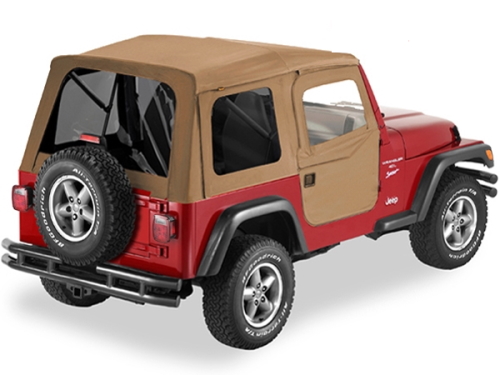 Jeep Wrangler TJ Satz teilbare Türen Supertop Doors Spice Denim Bestop 96-06