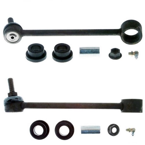 Jeep Wrangler JK Set Stabistangen Koppelstangen hinten mit Schmiernippel Quick Steer 07-18