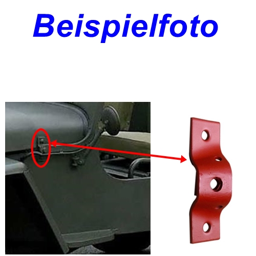 Jeep Willys MB M38 CJ2A CJ3A CJ3B Ford GPW Halter Scheibenrahmen Schwingarm 42-64