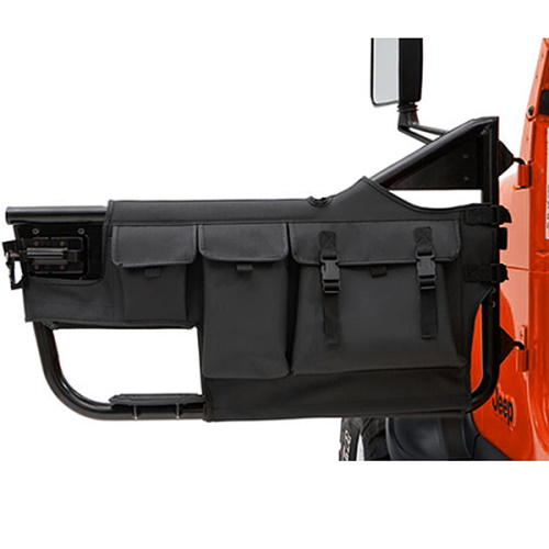 Jeep Wrangler YJ Taschen Stautaschen Set für Element High Rock Halbtüren Black Diamond 87-95