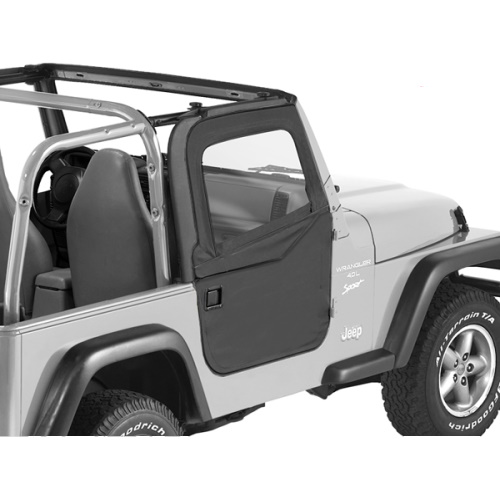 Jeep Wrangler TJ Satz teilbare Türen Supertop Doors Black Denim Bestop 96-06