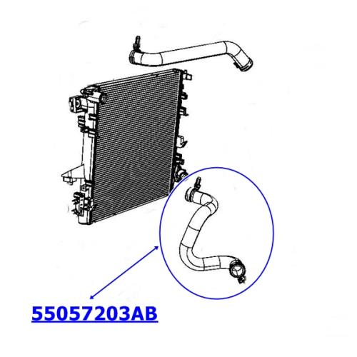 Jeep Wrangler JK 3,8 ltr. Kühlwasserschlauch Kühlerschlauch unten Bj. 07-11
