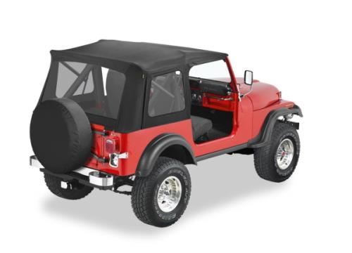 Jeep Wrangler YJ Supertop Verdeck Softtop Bestop Black Denim Bestop 87-95