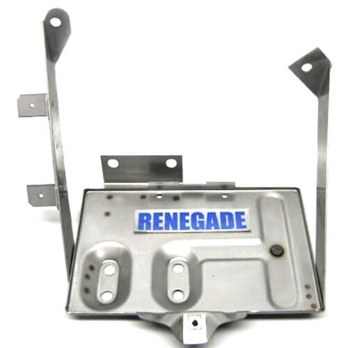 Jeep CJ Batteriehalter Batteriekasten Batterie Halter Edelst
