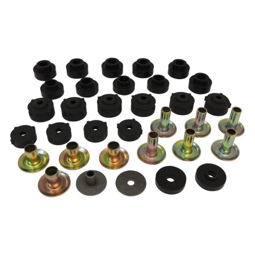 Jeep Wrangler YJ Karosserie Buchsen Set Karosserieauflagegum
