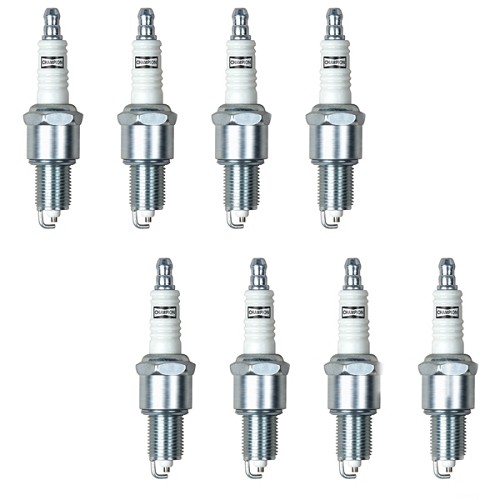 Jeep CJ 5,0 & 5,9 ltr. V8 8er Set Zündkerzen Spark Plug Cham