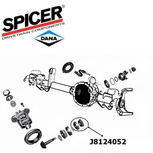 Jeep Wrangler TJ Differential Kegelradlager außen Dana 44 Vorderachse Spicer 03-06