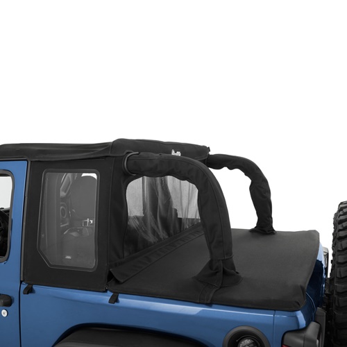 Jeep Wrangler JL 2türer Halftop Verdeck Black Twill Bestop 18-