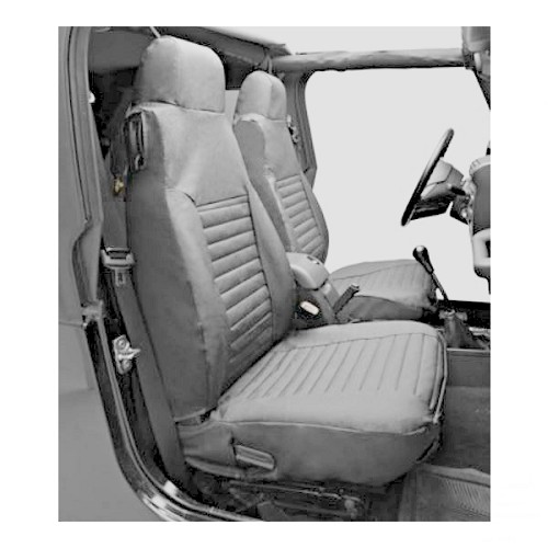 Jeep Wrangler TJ Set Sitzbezüge Sitzbezug vorne Grau Denim Bestop 96-02