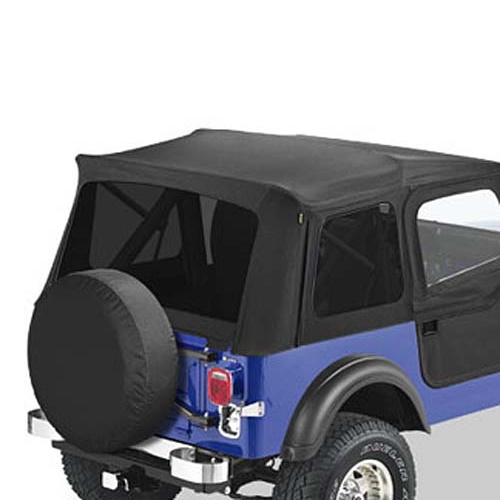 Jeep CJ CJ7  Set getönte Scheiben für Supertop Verdeck Black Crush Bestop 76-86