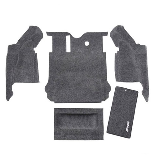 Jeep Wrangler JK 4türer Teppich Set hinten Kofferraum mit He