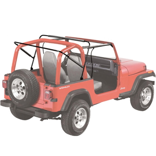 Jeep Wrangler YJ Supertop Softtop Verdeck inkl. teilbare Türen Spice Denim Bestop 87-95