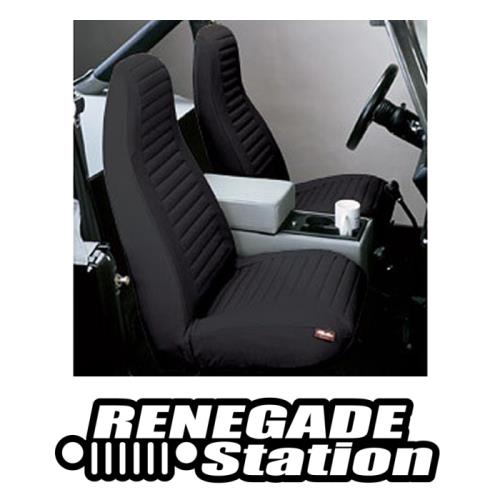 Jeep Wrangler YJ Set Sitzbezüge Sitzbezug vorne Black Denim Bestop 87-91