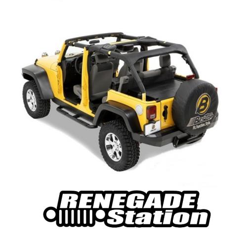 Jeep Wrangler JK 4türer Überrollbügel Polster Überrollbügelpolster Black Diamond Bestop 07-18