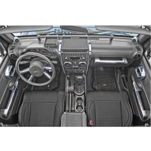 Jeep Wrangler JK 2türer Satz Decor Blenden Innendecorblenden Chrom Automatik 07-10
