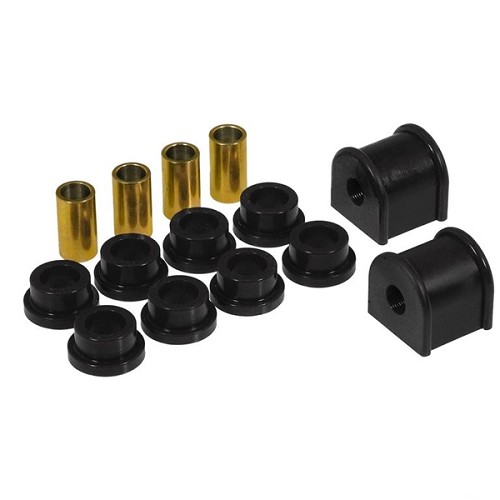 Jeep Wrangler TJ Polyurethan Stabigummi Set Stabibuchsen hinten schwarz Ø 14,29mm Prothane 96-03