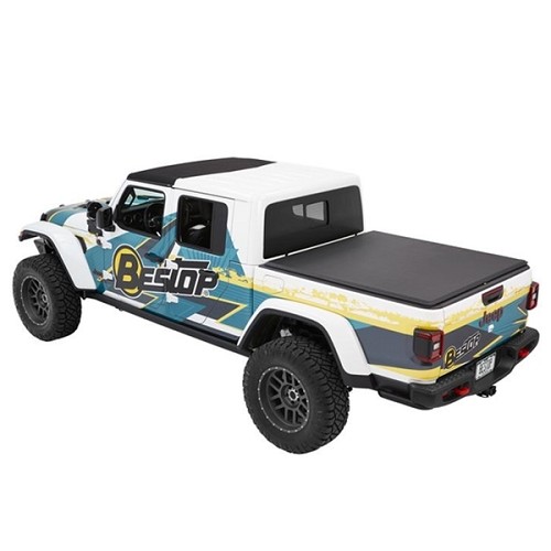Jeep Gladiator JT Softcover Laderaumabdeckung Ladeflächenabdeckung schwarz rollbar Bestop 19-