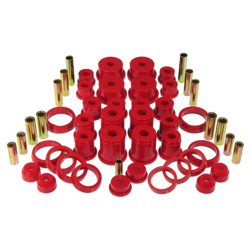 Jeep Cherokee XJ Federbuchsen Fahrwerksbuchsen Komplettsatz rot Prothane 84-01