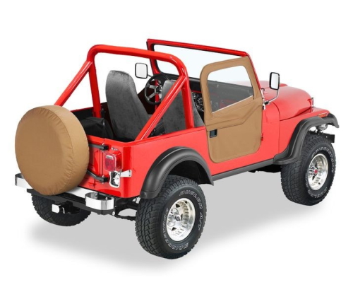 Jeep CJ CJ7 teilbare 2teilige Türen Supertop Doors Almond Denim Bestop 76-80