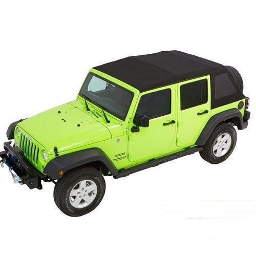 Jeep Wrangler JK 4türer Trektop NX Glide Verdeck Softtop Black Diamond Bestop 07-18