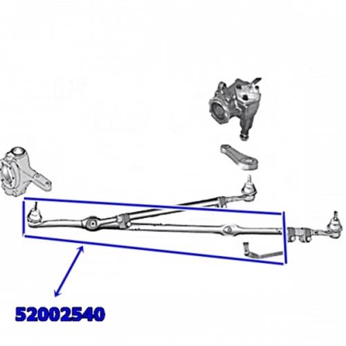 Jeep Wrangler YJ Premium Spurstange mit Spurstangenkopf am Achsschenkel rechts unten LHD 87-90