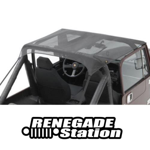 Jeep CJ7 CJ8 Bikini Top Traditional Style Mesh Bestop 76-86