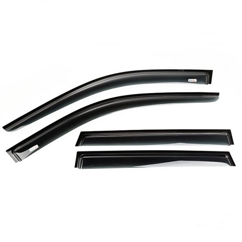 Jeep Grand Cherokee WK2 WK WH Set Windabweiser 4teilig schwarz matt Fensterblenden 11-19