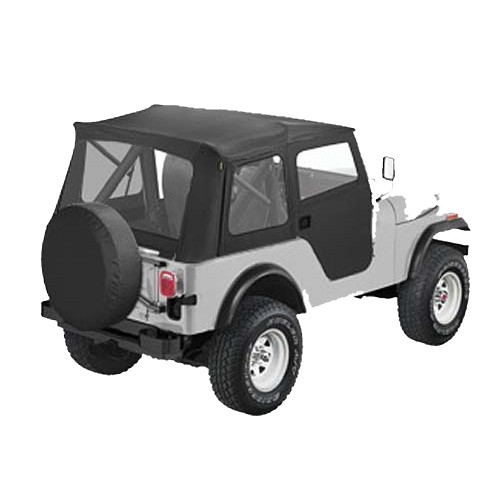 Jeep CJ5 Supertop Softtop Verdeck inkl. teilbare Türen Black Chrush Sonderedition Bestop 76-83