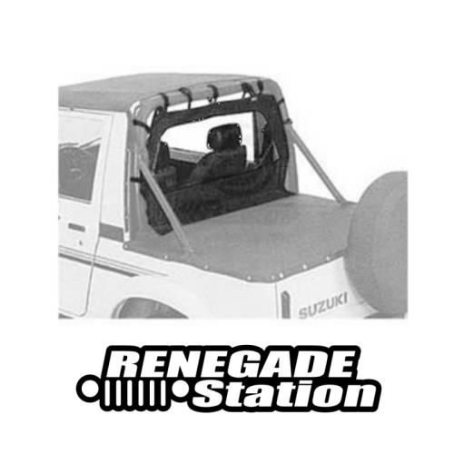 Suzuki Samurai Windjammer Windschott Weiß Denim Bestop 86-94