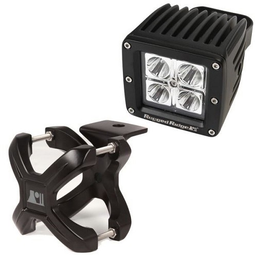 Jeep CJ Wrangler YJ TJ JK JL LED Zusatz Scheinwerfer & Set X Clamp 76-