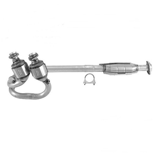 Jeep Wrangler TJ 4,0 ltr. Flammrohr Hosenrohr Auspuff mit Ka
