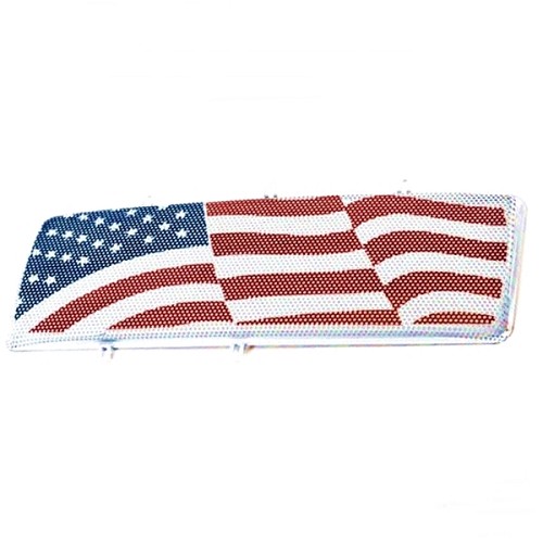 Jeep Wrangler USA Flagge Look Einsatz für Spartan Kühlergrill Frontgrill Rugged Ridge 07-18