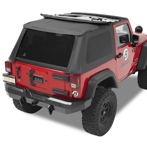 Jeep Wrangler JK 2türer Satz getönte Scheiben für Trektop NX Black Diamond Bestop 07-18