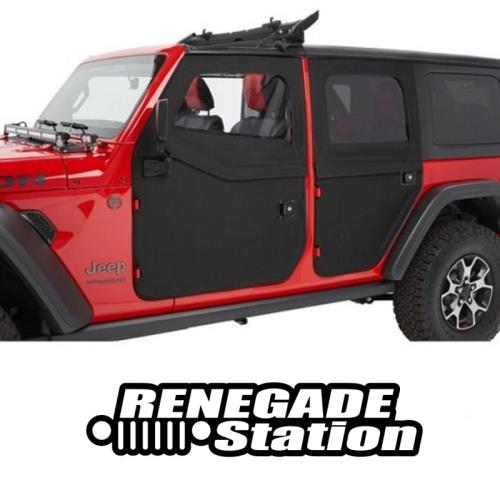 Jeep Wrangler JL Set teilbare Türen vorne schwarz Diamond Bestop 18-