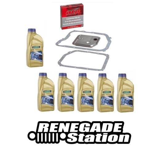 Jeep Grand Cherokee WJ WG Automatikgetriebefilter Getriebefilter Set incl. 6ltr. ATF+4 Getriebeöl 42RE 44RE Automatikgetriebe 99-04