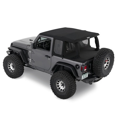 Jeep Wrangler JL 2türer Halftop Conversion Kit Verdeck Trektop Black Diamond Bestop 18-