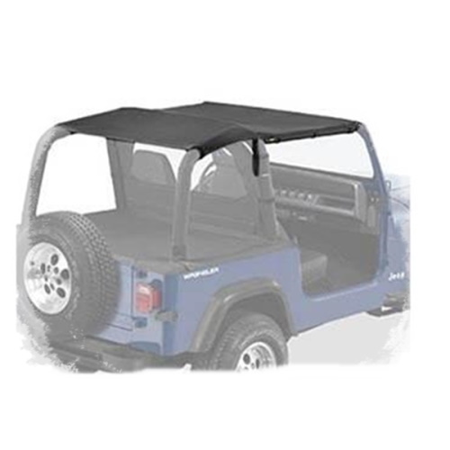 Jeep Wrangler YJ Safari Bikini Top strapless Style schwarz B