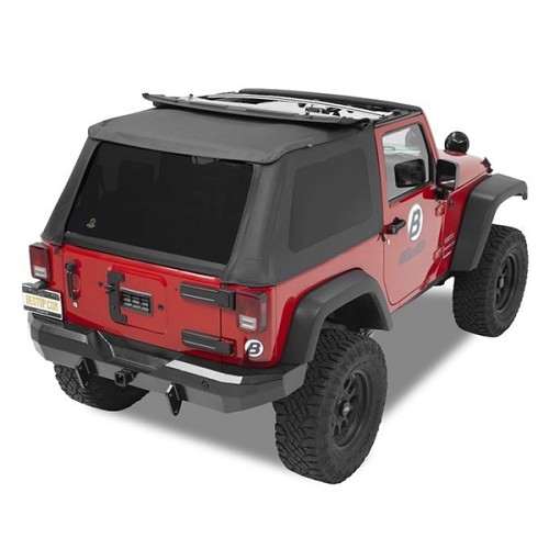 Jeep Wrangler JK 2türer Ersatz Verdeckhülle für Trektop NX Verdeck Black Diamond Bestop 07-18