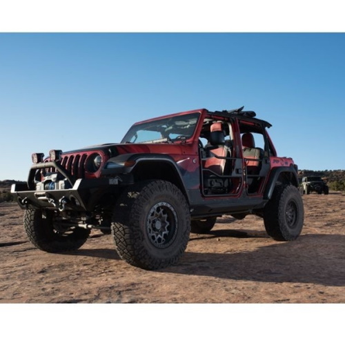Jeep Wrangler JL 4-türer Element Doors Türelement Halbtüren hinten HighRock 4x4 Matt Schwarz 18-