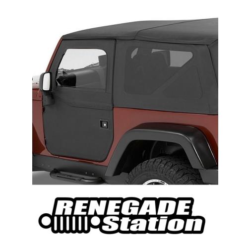 Jeep Wrangler JK Set teilbare Türen vorne Black Diamond Bestop 07-18
