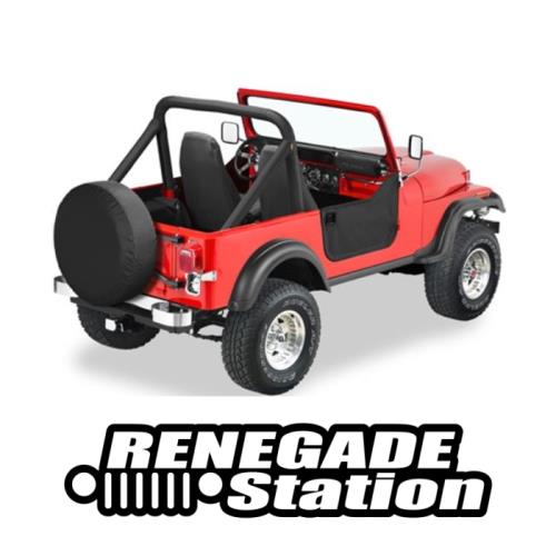 Jeep CJ CJ7 CJ8 Halbtüren Black Crush Bestop 80-86