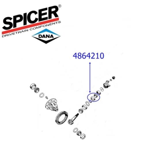 Jeep SJ & J Serie Differential Kegelradlager außen AMC 20 Hinterachse Spicer 80-86
