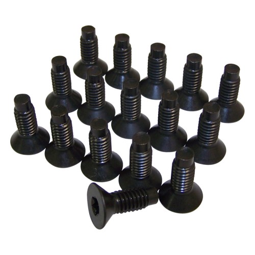 Jeep CJ Scheibenrahmen Torx Schrauben Satz 16 Stk. schwarz 7