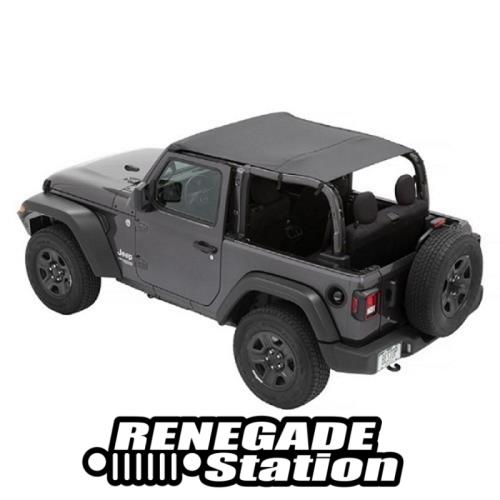 Jeep Wrangler JL 2türer Header Bikini Top Safari Style Black Diamond Bestop 18-