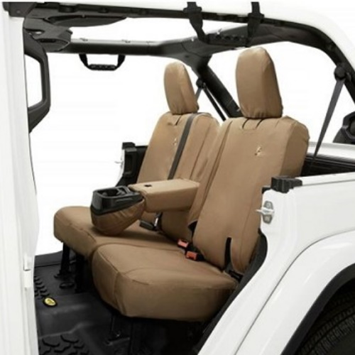 Jeep Wrangler JL 4-türer Sitzbezüge Sitzbezug hinten mit Mittelarmlehne TAN Bestop 18-
